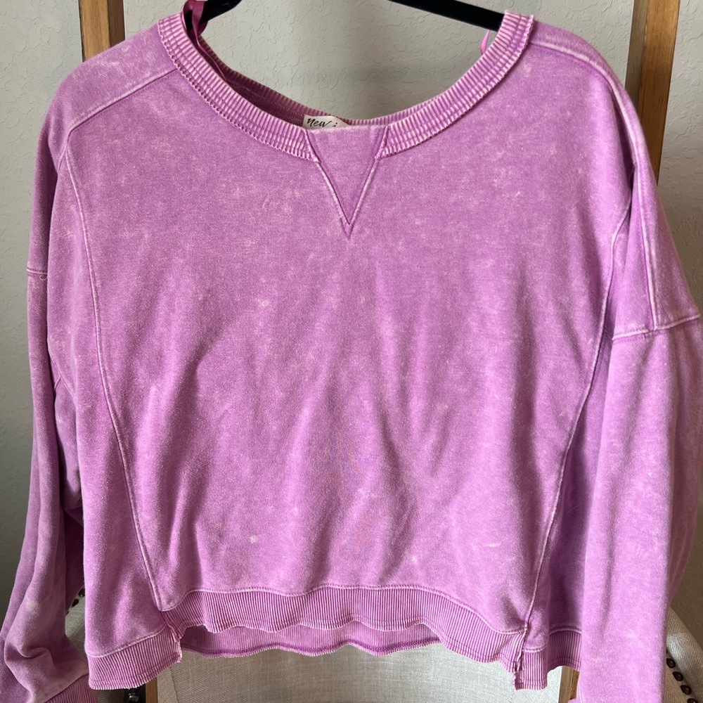New In Women's Purple Sweatsuit Set